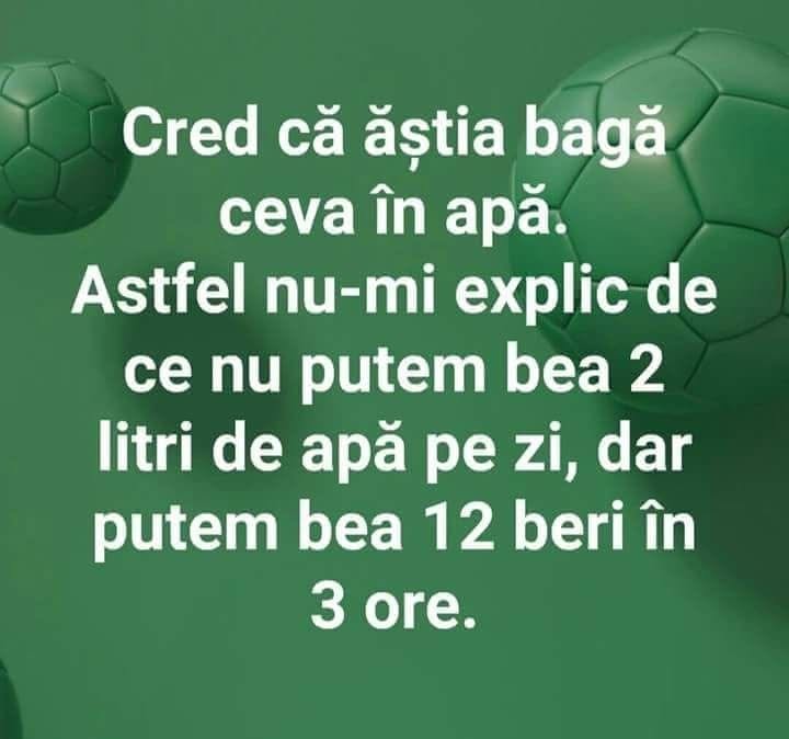 Nu putem bea 2 litri de apă pe zi, dar putem bea 12 beri în 3 ore