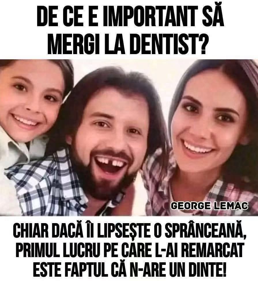 De ce e important să mergi la dentist? Primul lucru remarcat e că n-are un dinte