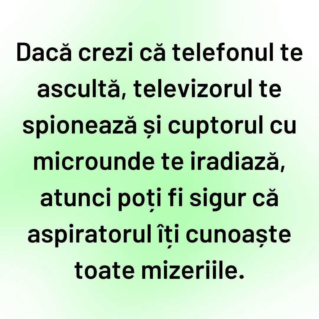 Telefonul te ascultă, televizorul te spionează, dar aspiratorul îți cunoaște toate mizeriile