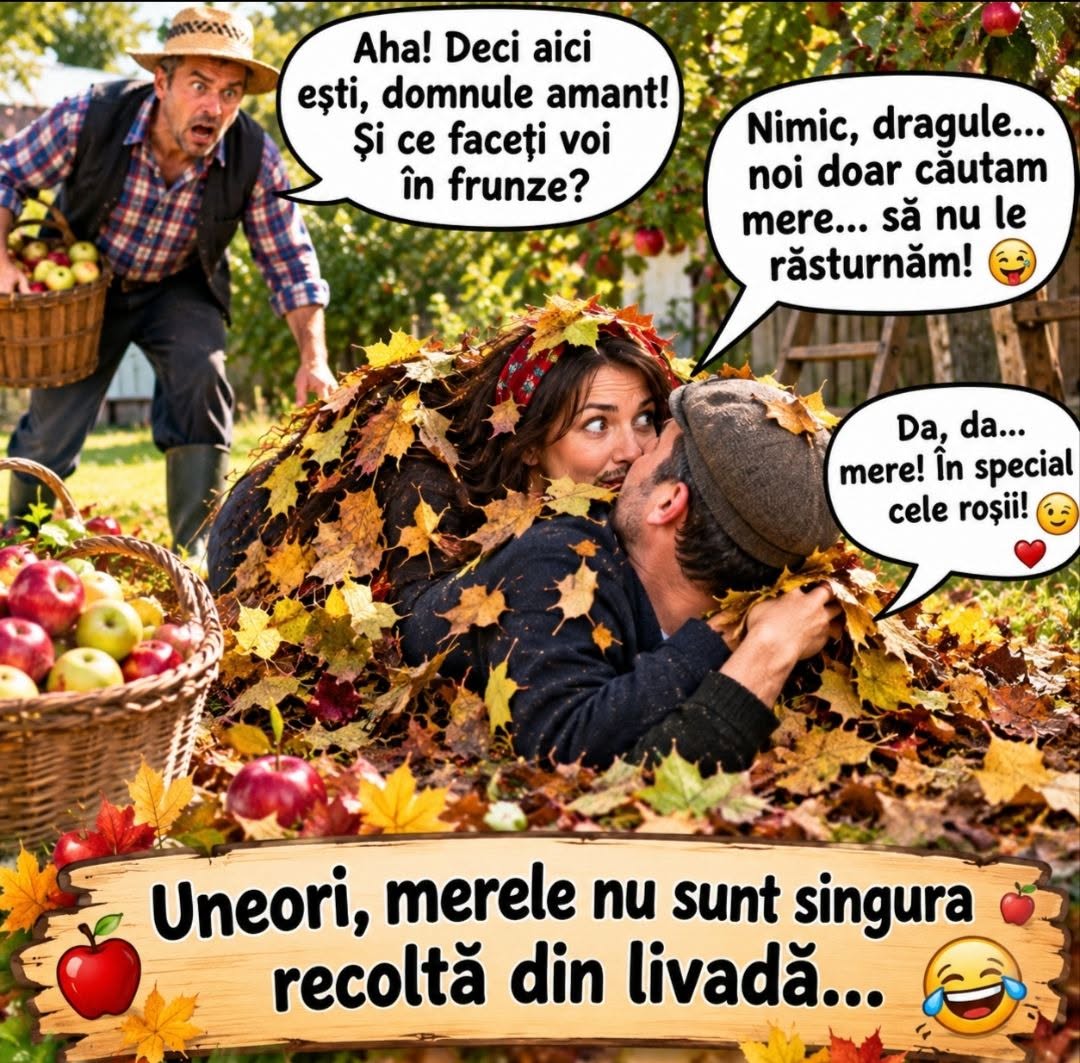Uneori, merele nu sunt singura recoltă din livadă