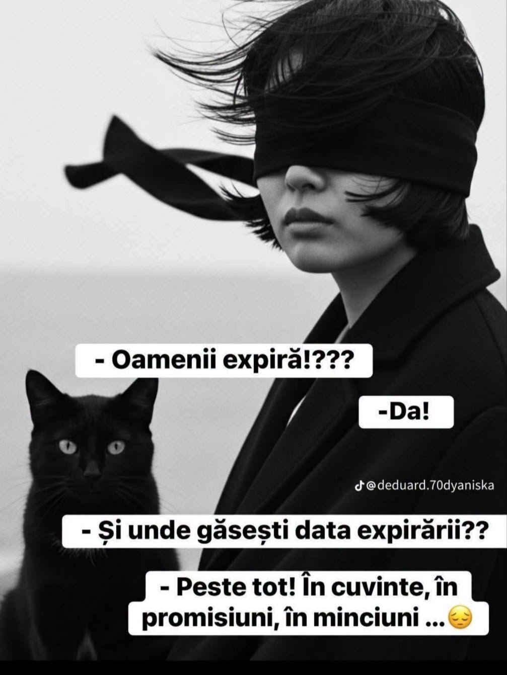 Oamenii expiră? Și unde găsești data expirării? Peste tot: în cuvinte, în promisiuni, în minciuni