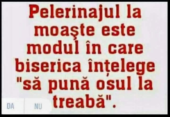 Pelerinajul la moaște e modul în care biserica înțelege să pună osul la treabă