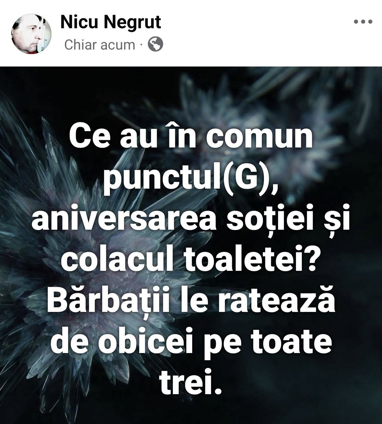 Ce au în comun punctul G, aniversarea soției și colacul toaletei? Bărbații le ratează pe toate trei