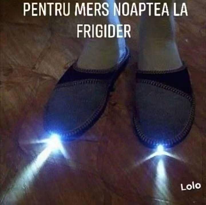Pentru mers noaptea la frigider