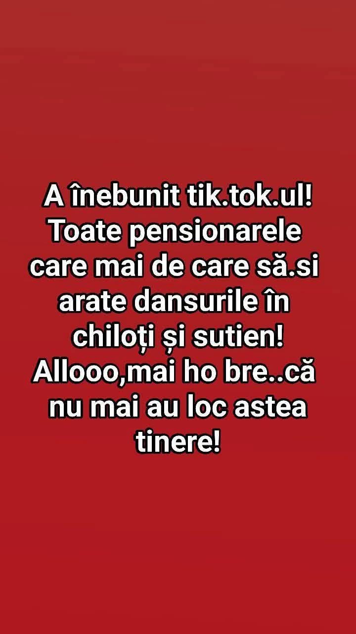 A înnebunit TikTok-ul: toate pensionarele își arată dansurile în chiloți și sutien! Allooo, mai ho, bre, că nu mai au loc astea tinere!