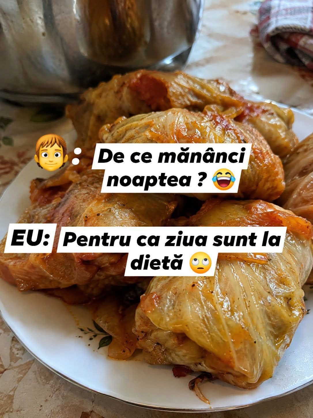 De ce mănânci noaptea? Pentru că ziua sunt la dietă!
