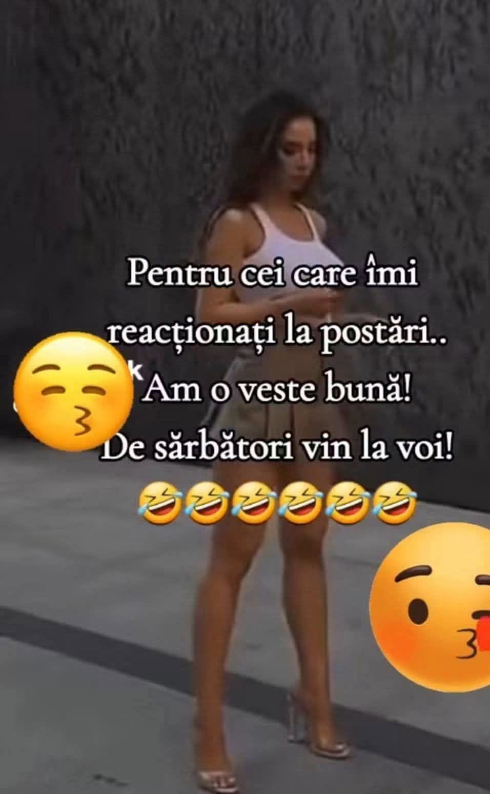 Pentru cei care îmi reacționați la postări, am o veste bună: de sărbători vin la voi!