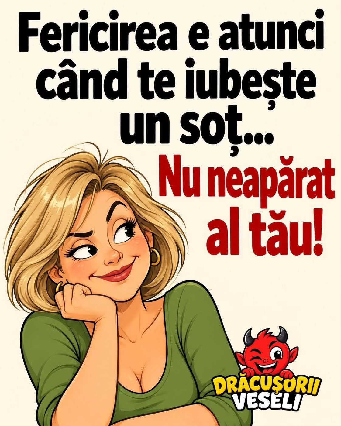 Fericirea e atunci când te iubește un soț... nu neapărat al tău!