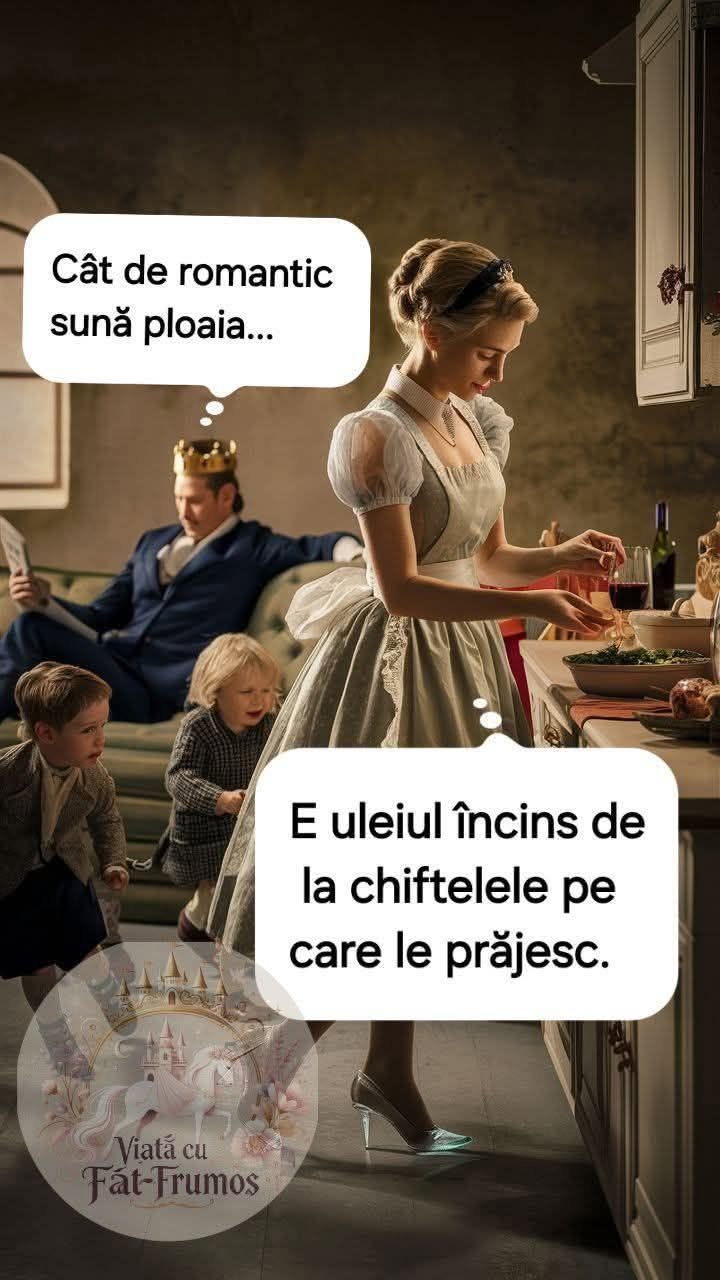 Cât de romantic sună ploaia... E uleiul încins de la chiftelele pe care le prăjesc