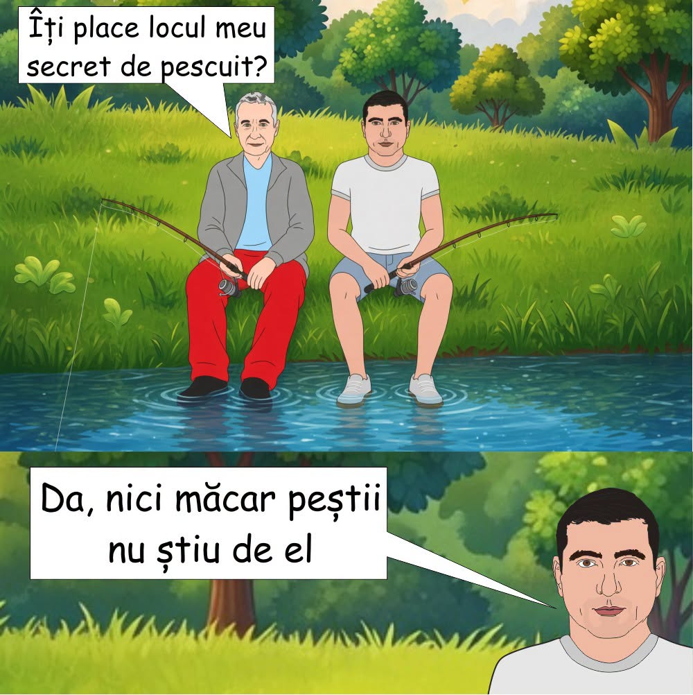 Iti place locul meu secret de pescuit? Calin Georgescu si George Simion