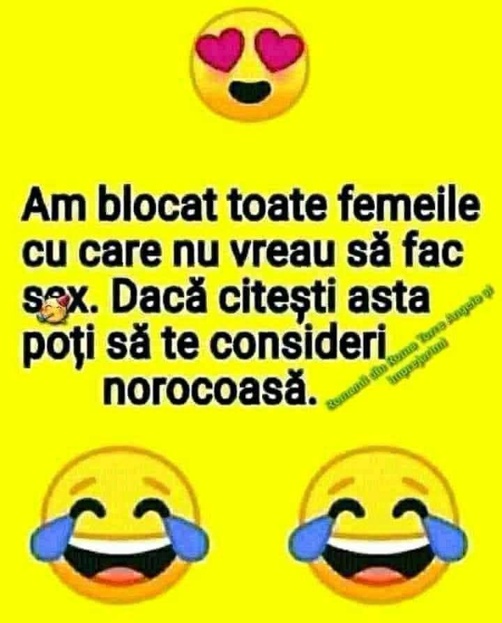 Am blocat toate femeile cu care nu vreau să fac sex. Dacă citești asta, poți să te consideri norocoasă
