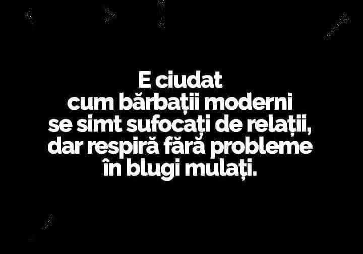 E ciudat cum bărbații moderni se simt sufocați de relații, dar respiră fără probleme în blugi mulați