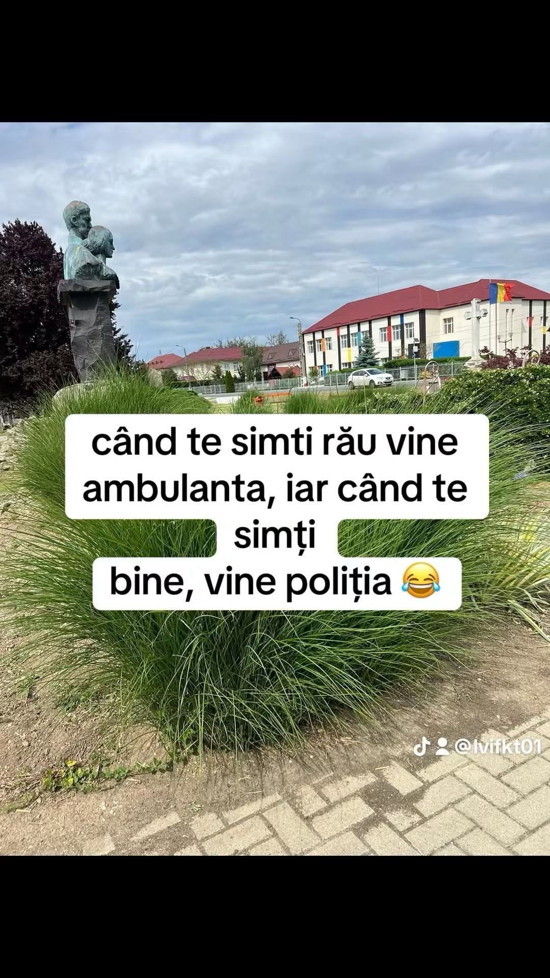 Când te simți rău vine ambulanța, iar când te simți bine vine poliția
