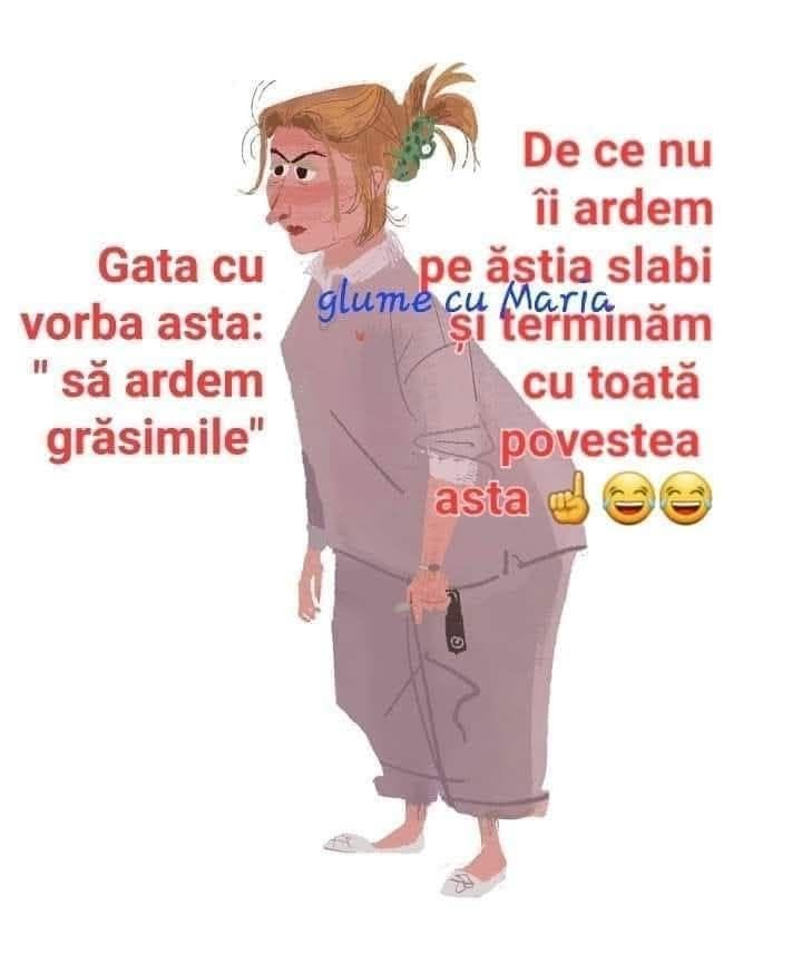 Gata cu vorba asta, „să ardem grăsimile”! De ce nu-i ardem pe ăștia slabi și terminăm cu toată povestea asta?