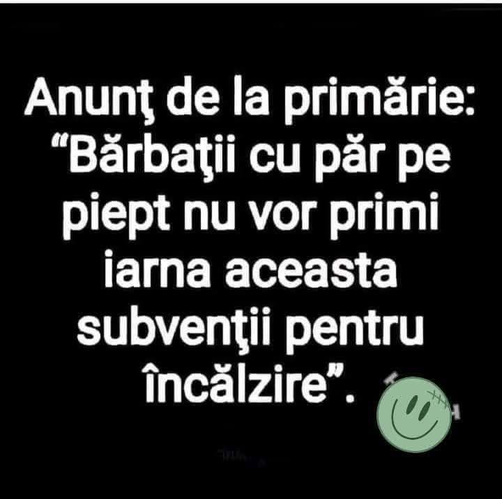 Anunț de la primărie: Bărbații cu păr pe piept nu vor primi iarna aceasta subvenții pentru încălzire