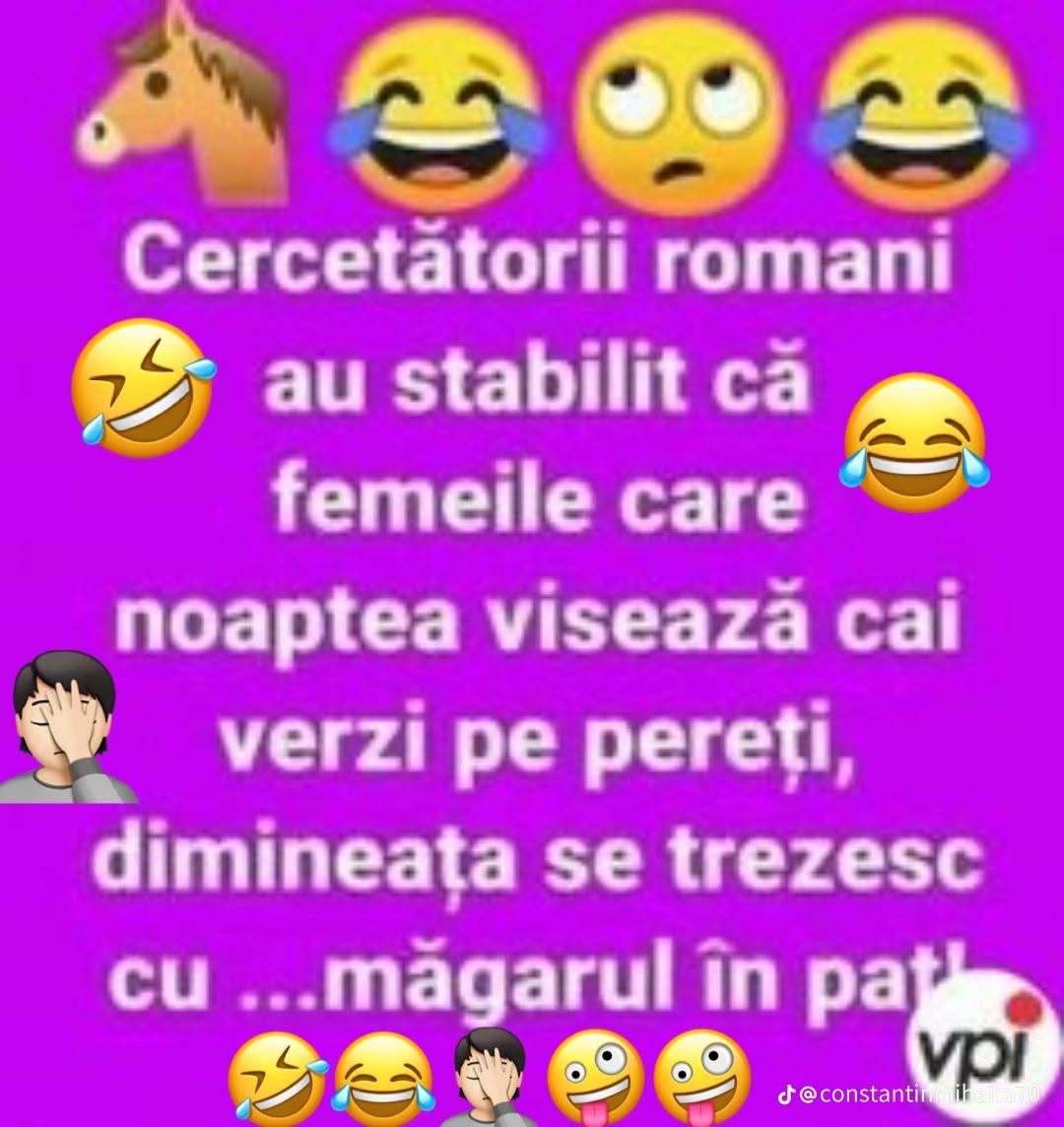 Cercetătorii români au stabilit că femeile care noaptea visează cai verzi pe pereți, dimineața se trezesc cu... măgarul în pat