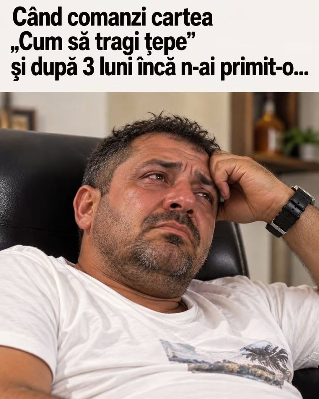 Când comanzi cartea „Cum să tragi țepe” și după 3 luni încă n-ai primit-o...