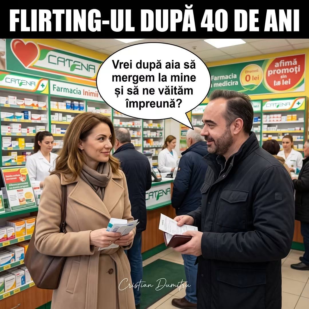 Flirtul după 40 de ani: Vrei după aia să mergem la mine și să ne văităm împreună?