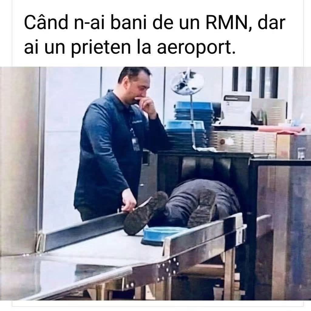Când n-ai bani de un RMN, dar ai un prieten la aeroport