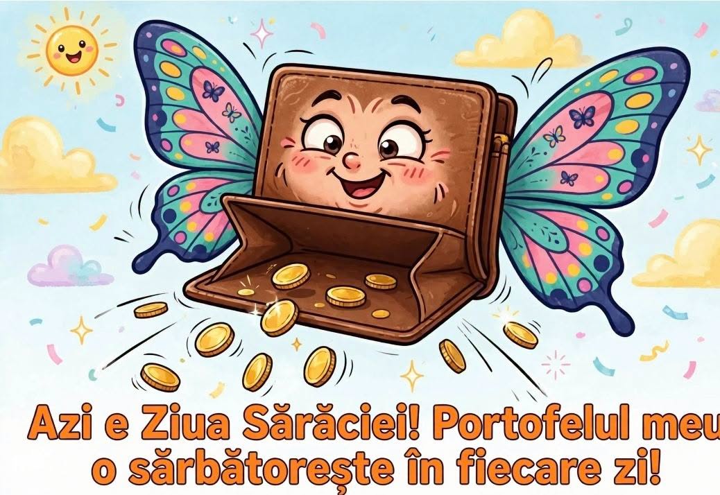 Azi e Ziua Sărăciei! Portofelul meu o sărbătorește în fiecare zi!