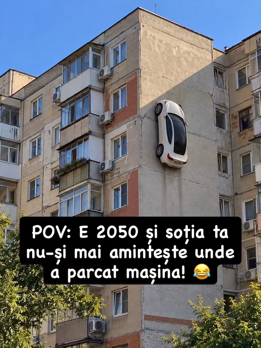 POV: E 2050 și soția ta nu-și mai amintește unde a parcat mașina!