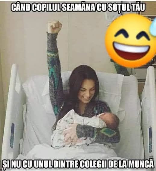 Când copilul seamănă cu soțul tău și nu cu unul dintre colegii de la muncă