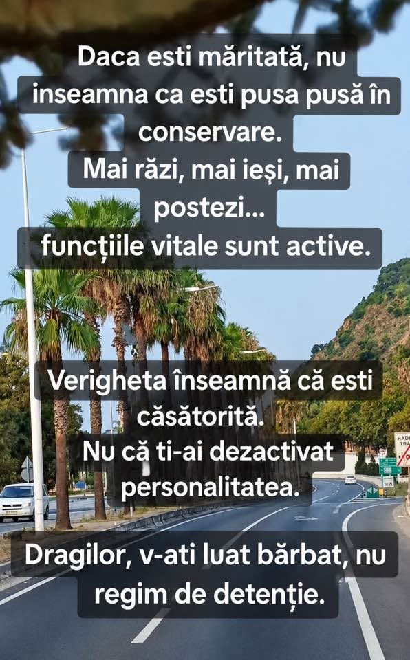 Dacă ești măritată, nu înseamnă că ești pusă în conservare! Verigheta înseamnă că ești căsătorită, nu că ți-ai dezactivat personalitatea