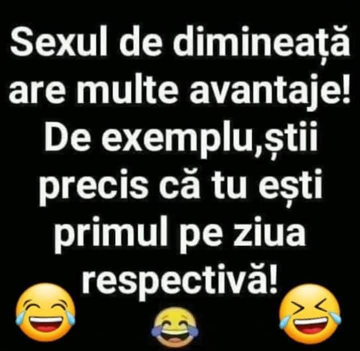 Sexul de dimineață are multe avantaje! De exemplu, știi precis că tu ești primul pe ziua respectivă!