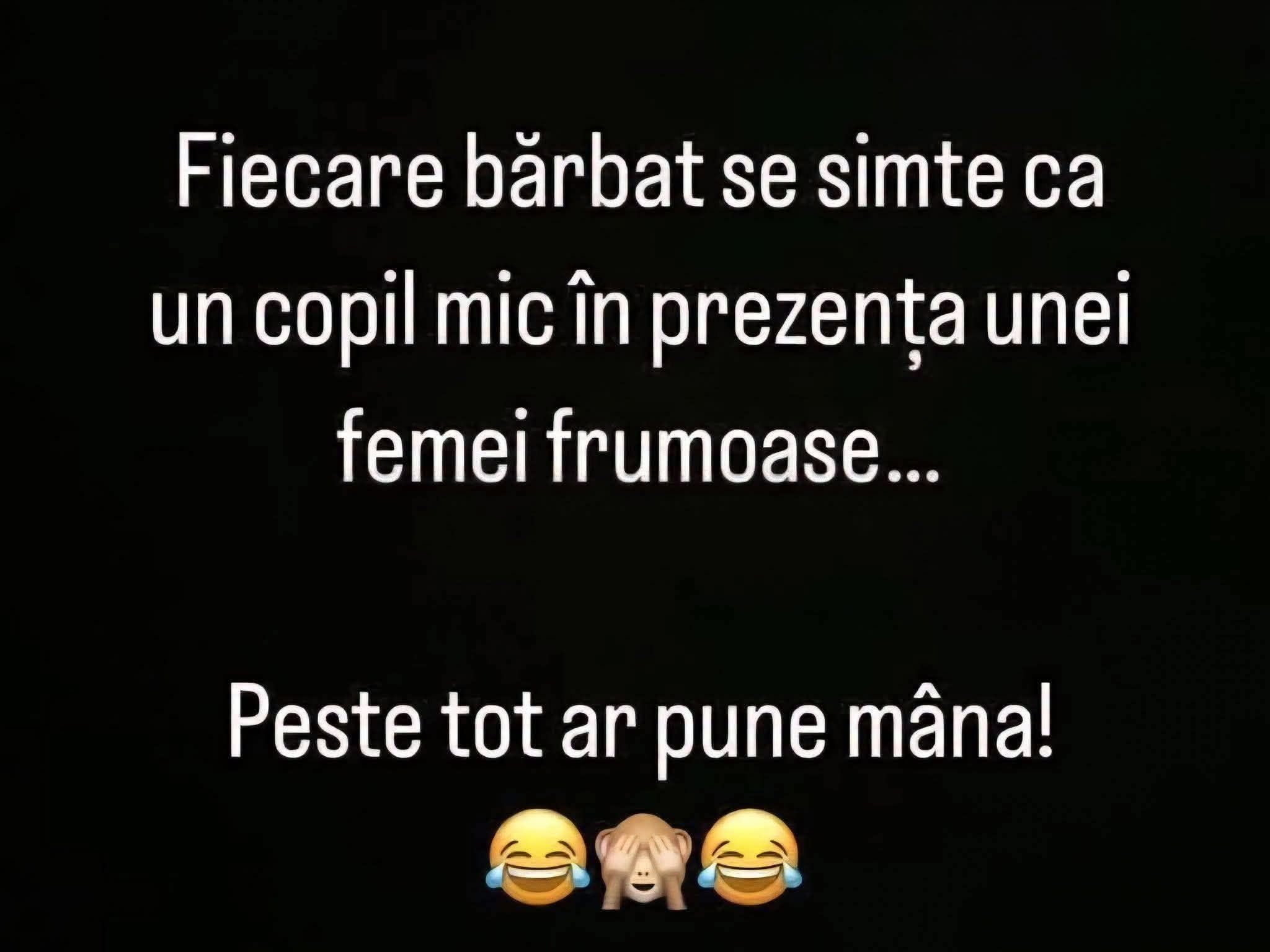 Fiecare bărbat se simte ca un copil mic în prezența unei femei frumoase... peste tot ar pune mâna!