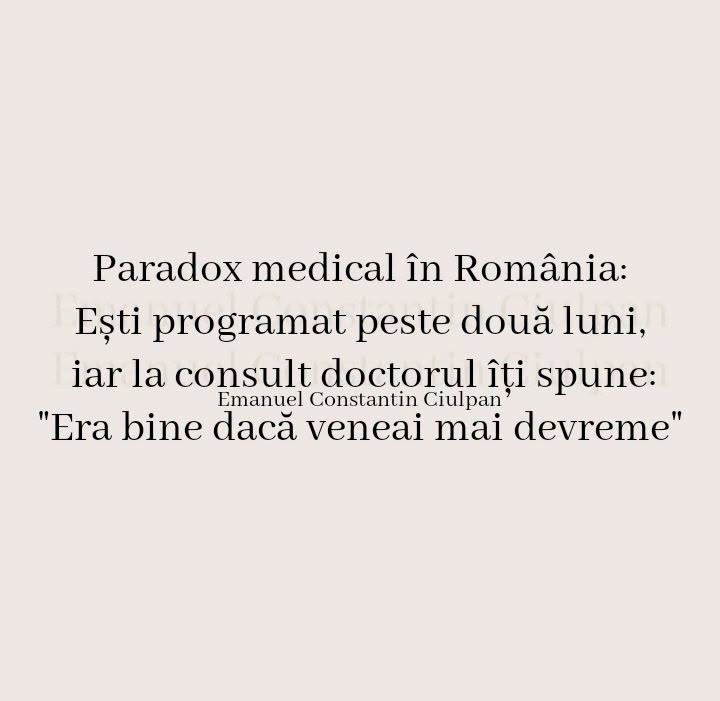 Paradox medical în România: ești programat peste două luni, iar la consult doctorul îți spune: Era bine dacă veneai mai devreme