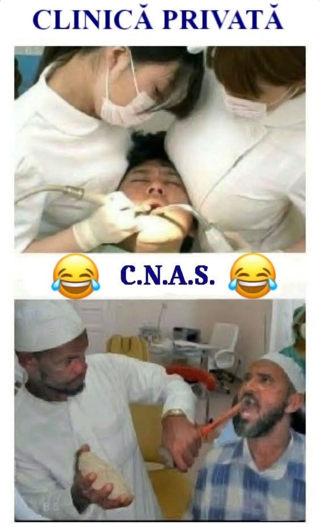 Clinică privată vs. C.N.A.S.
