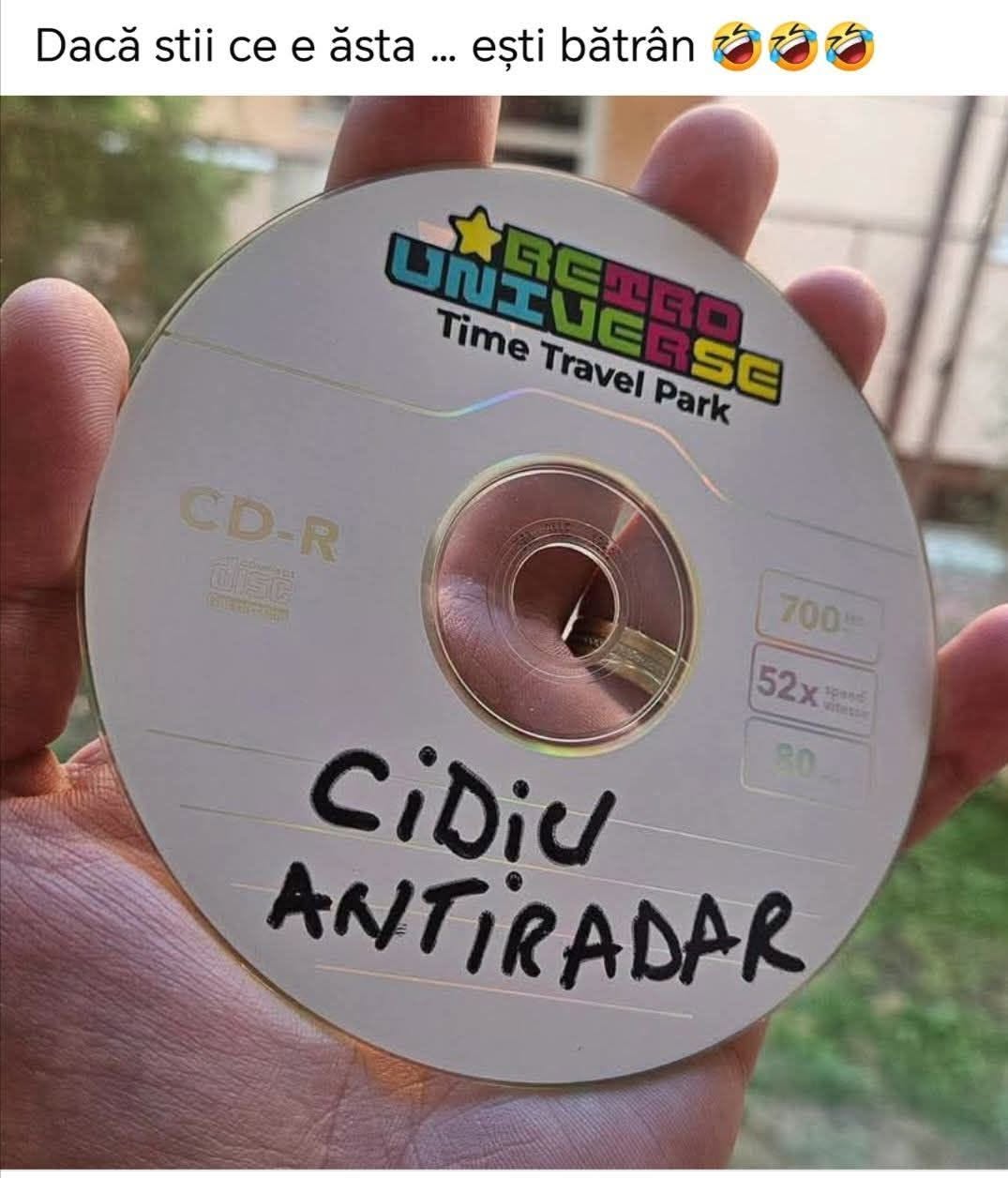 Dacă știi ce e ăsta, ești bătrân: CD-ul antiradar