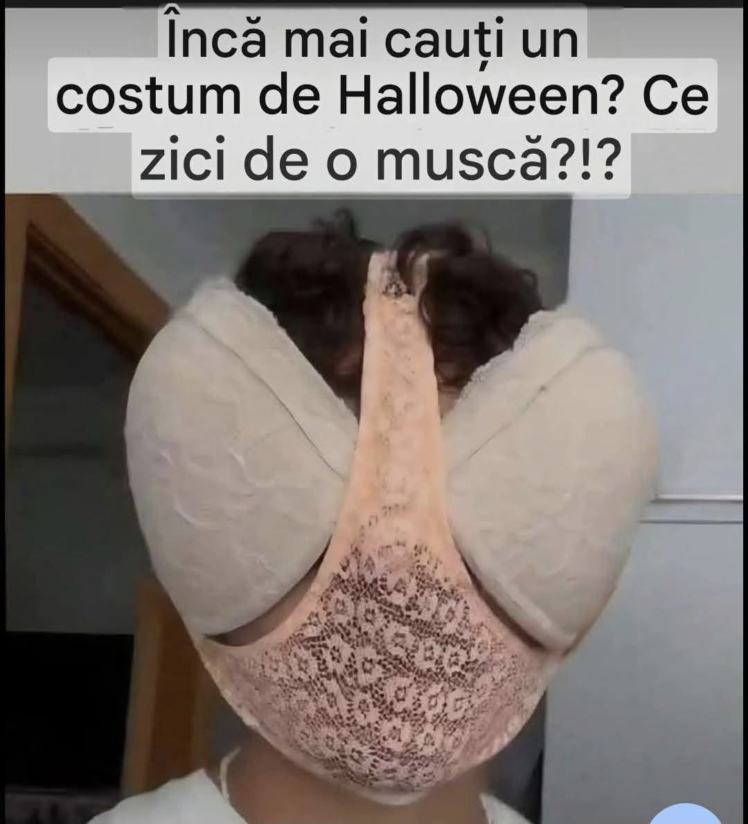 Încă mai cauți un costum de Halloween? Ce zici de o muscă?