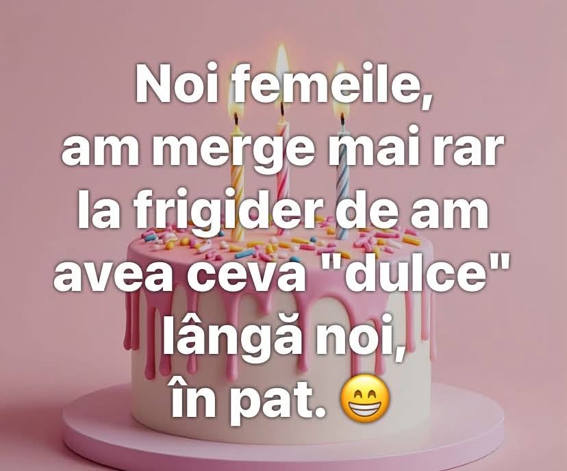 Noi, femeile, am merge mai rar la frigider dacă am avea ceva «dulce» lângă noi, în pat