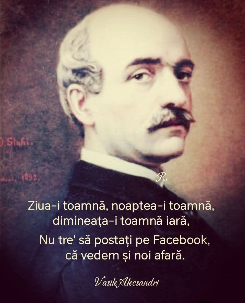 Ziua-i toamnă, noaptea-i toamnă... Nu tre' să postați pe Facebook, că vedem și noi afară