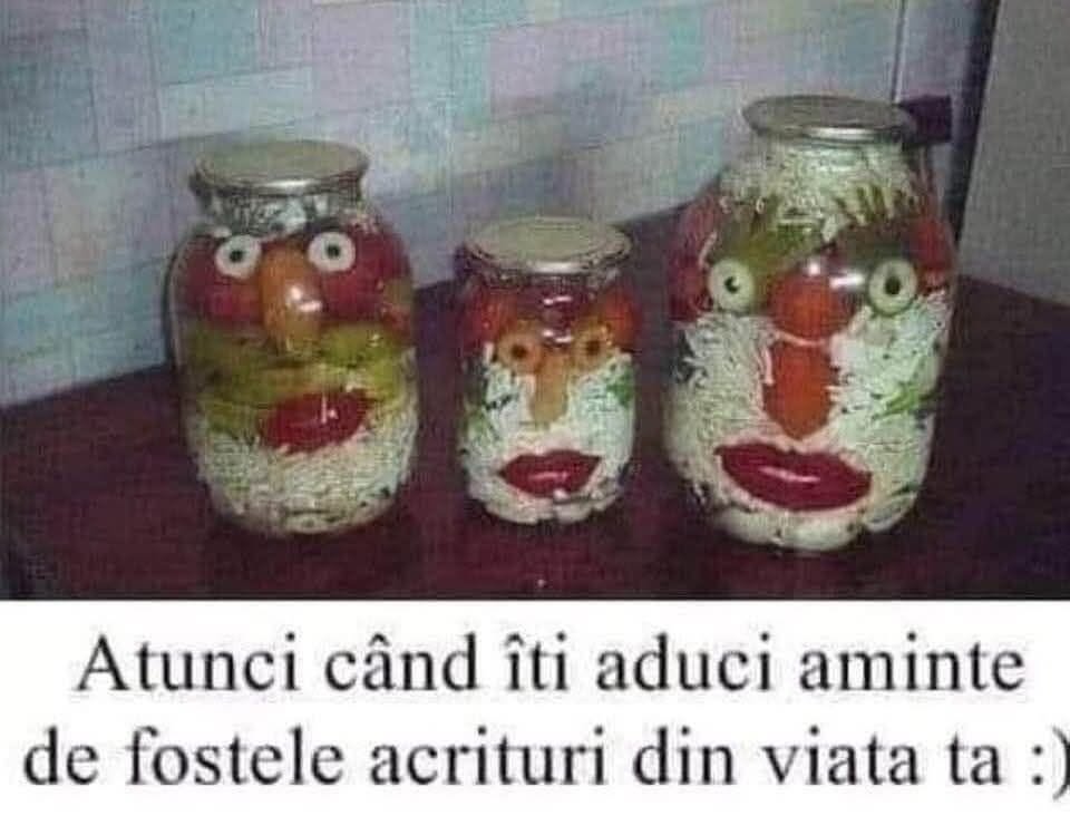 Atunci când îți aduci aminte de fostele acrituri din viața ta