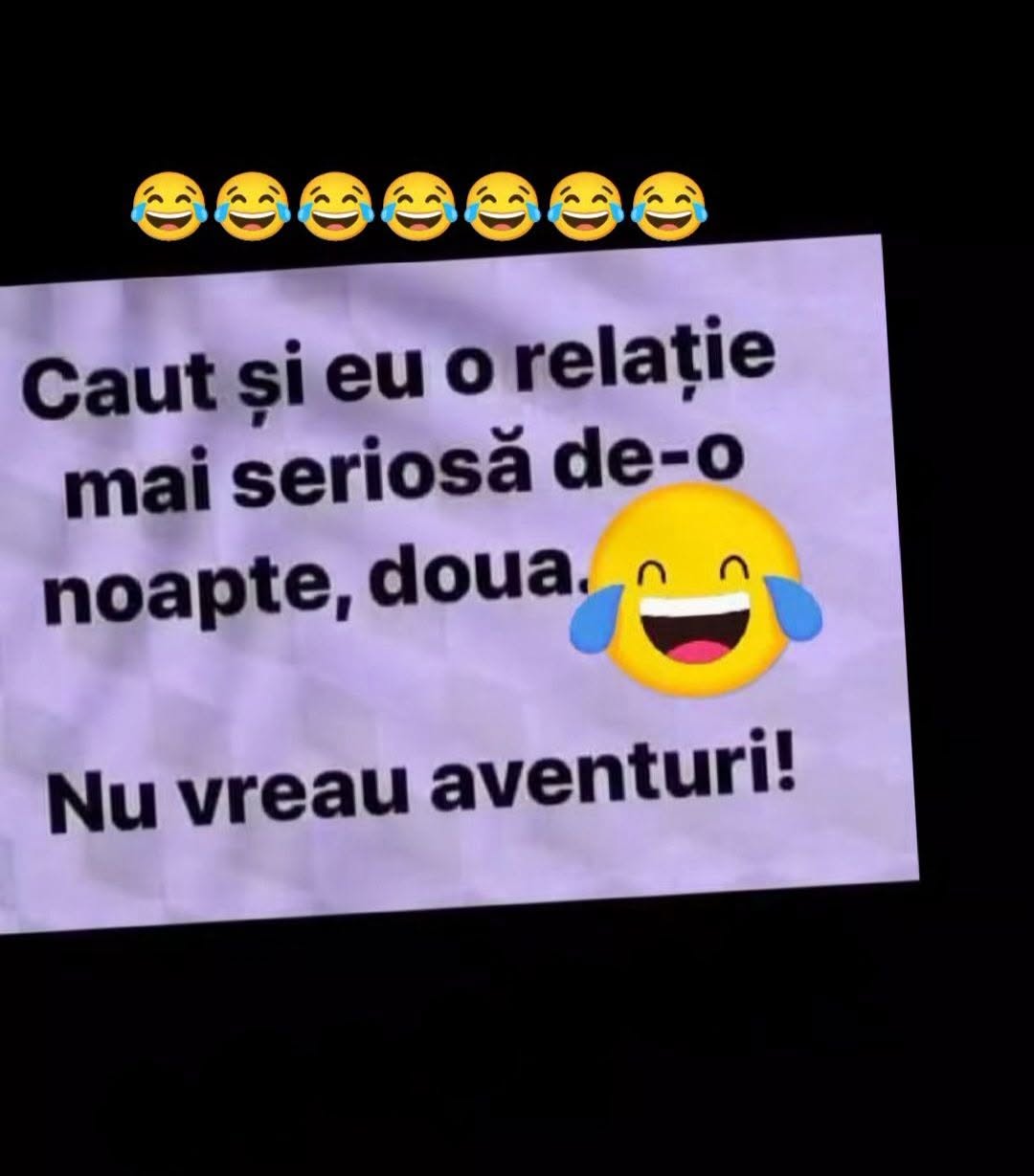 Caut și eu o relație mai serioasă, de-o noapte, două. Nu vreau aventuri!