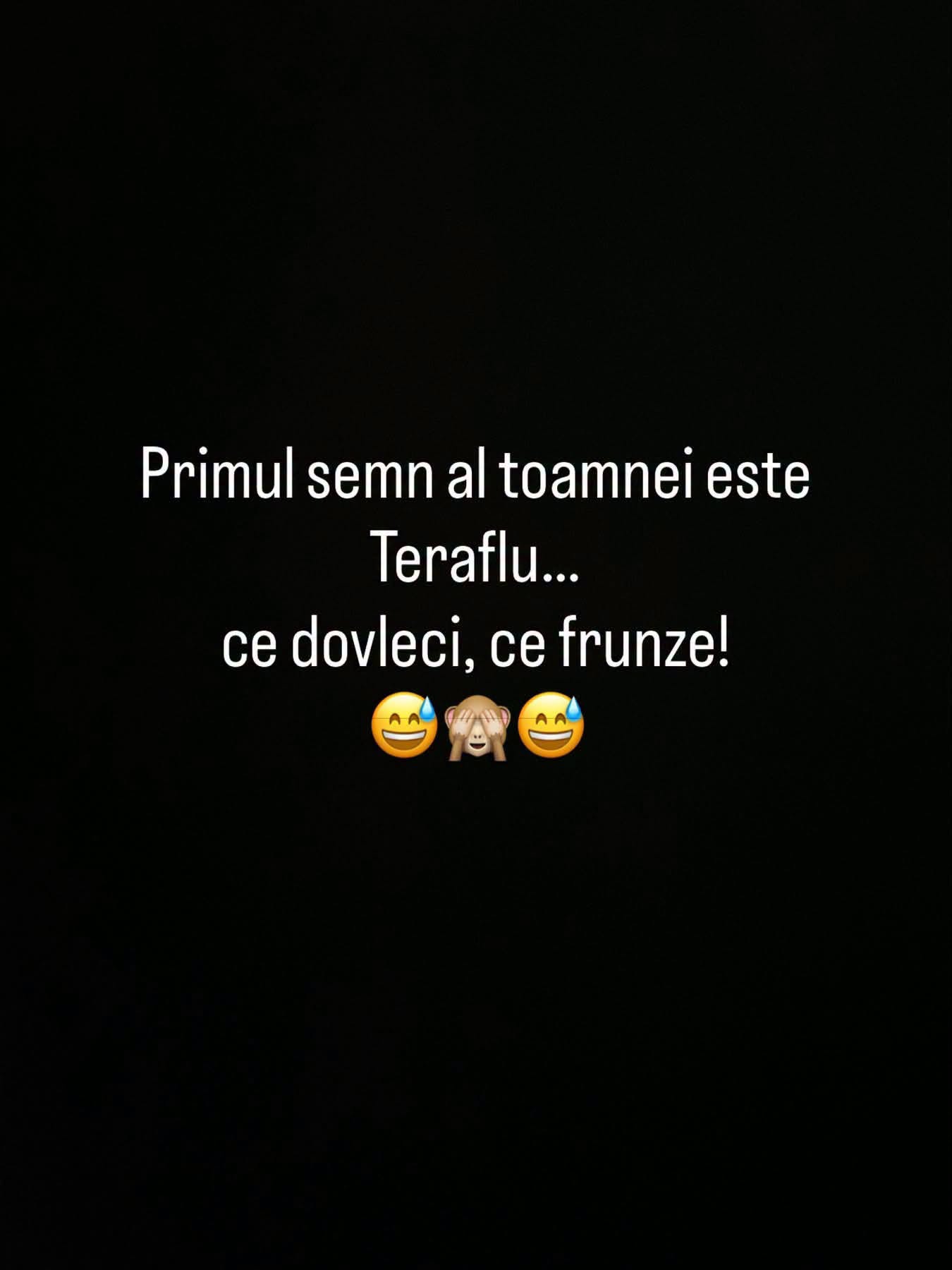 Primul semn al toamnei este Teraflu... ce dovleci, ce frunze!