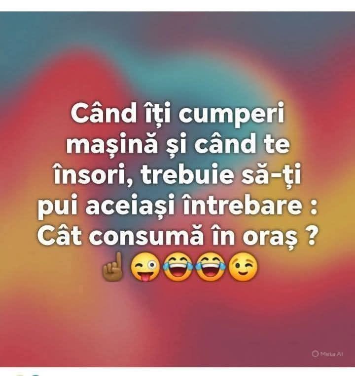 Când îți cumperi mașină și când te însori, trebuie să-ți pui aceeași întrebare: cât consumă în oraș?