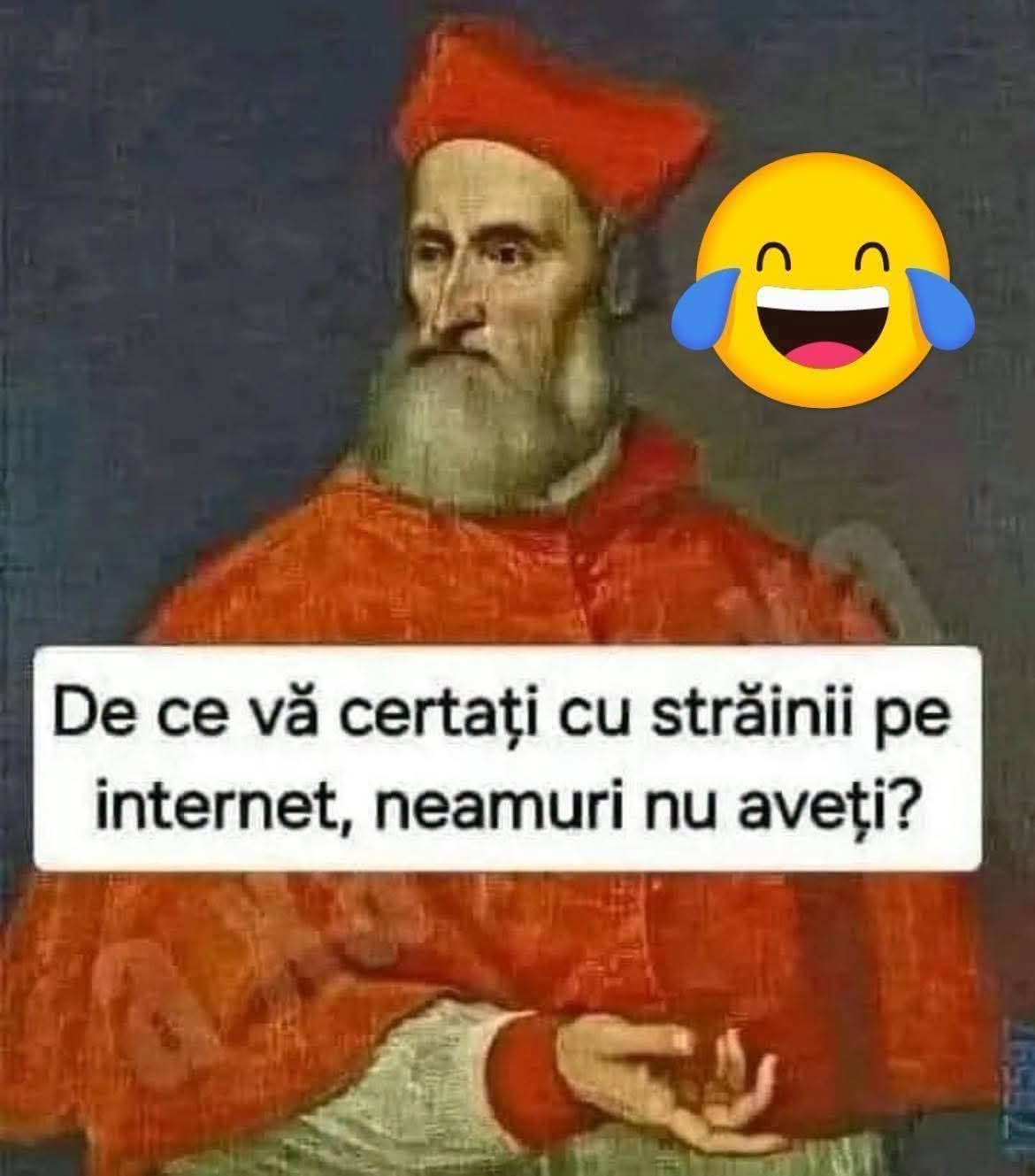 De ce vă certați cu străinii pe internet, neamuri n-aveți?