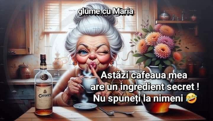 Astăzi cafeaua mea are un ingredient secret! Nu spuneți la nimeni