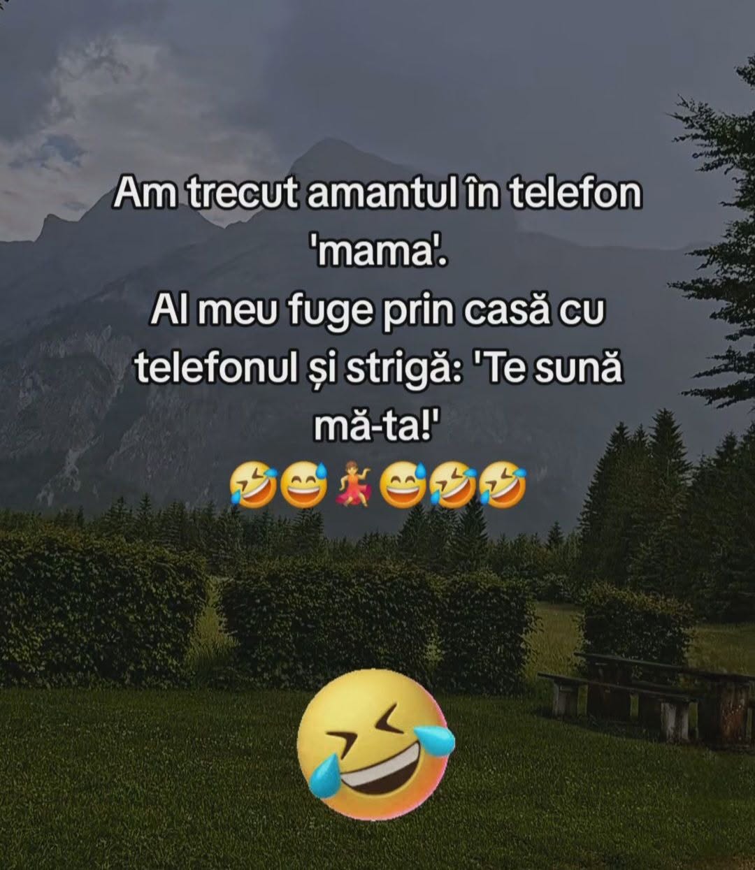 Am trecut amantul în telefon «Mama». Al meu fuge prin casă cu telefonul și strigă: Te sună mă-ta!