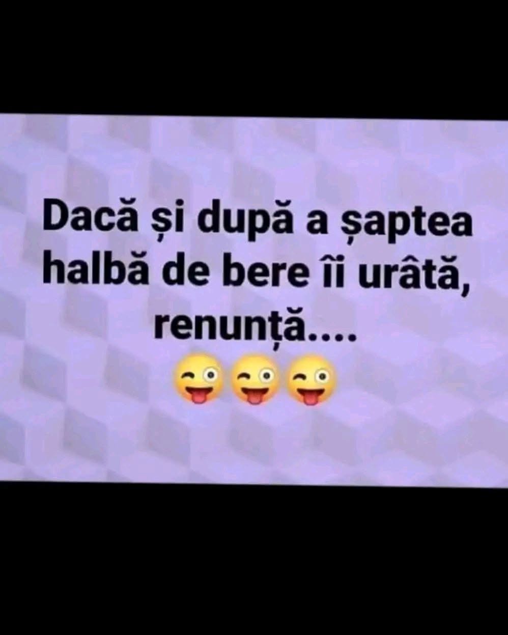 Dacă și după a șaptea halbă de bere îi urâtă, renunță...