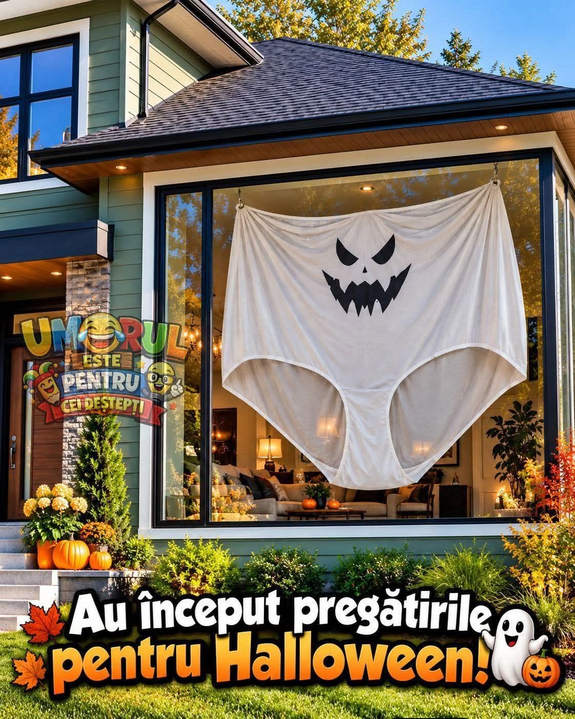 Au început pregătirile pentru Halloween!