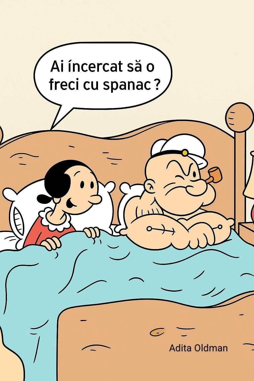 Ai încercat s-o freci cu spanac?