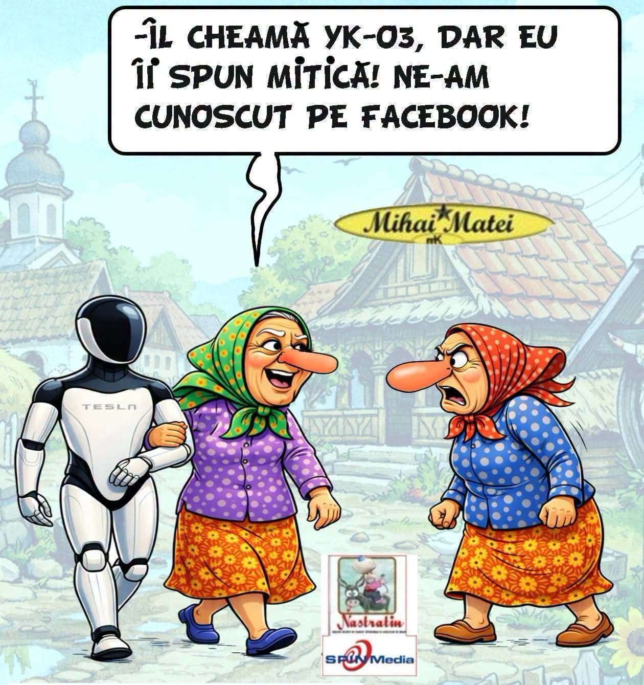 Îl cheamă YK-03, dar eu îi spun Mitică! Ne-am cunoscut pe Facebook!