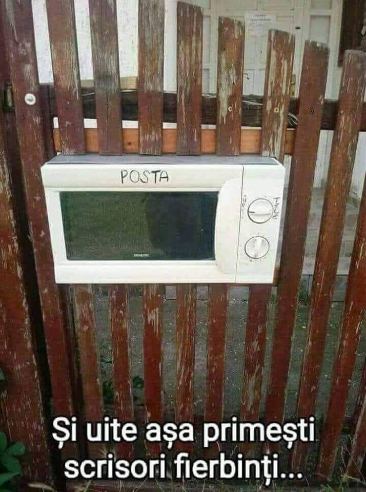 Și uite așa primești scrisori fierbinți...