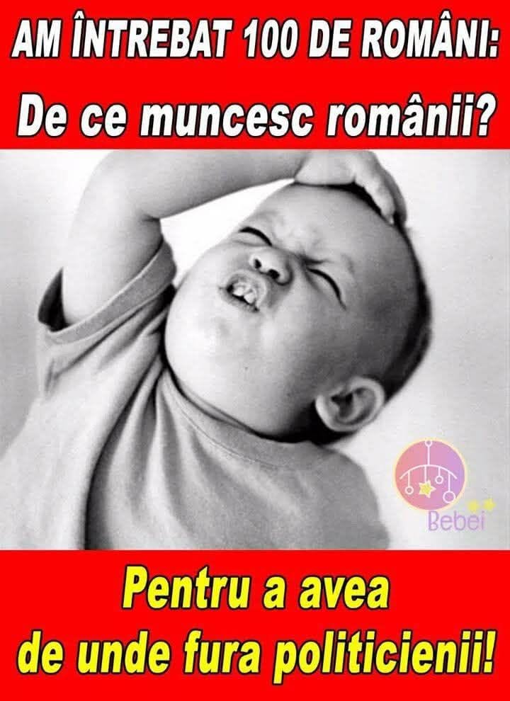 Am întrebat 100 de români: De ce muncesc românii? Pentru a avea de unde fura politicienii!
