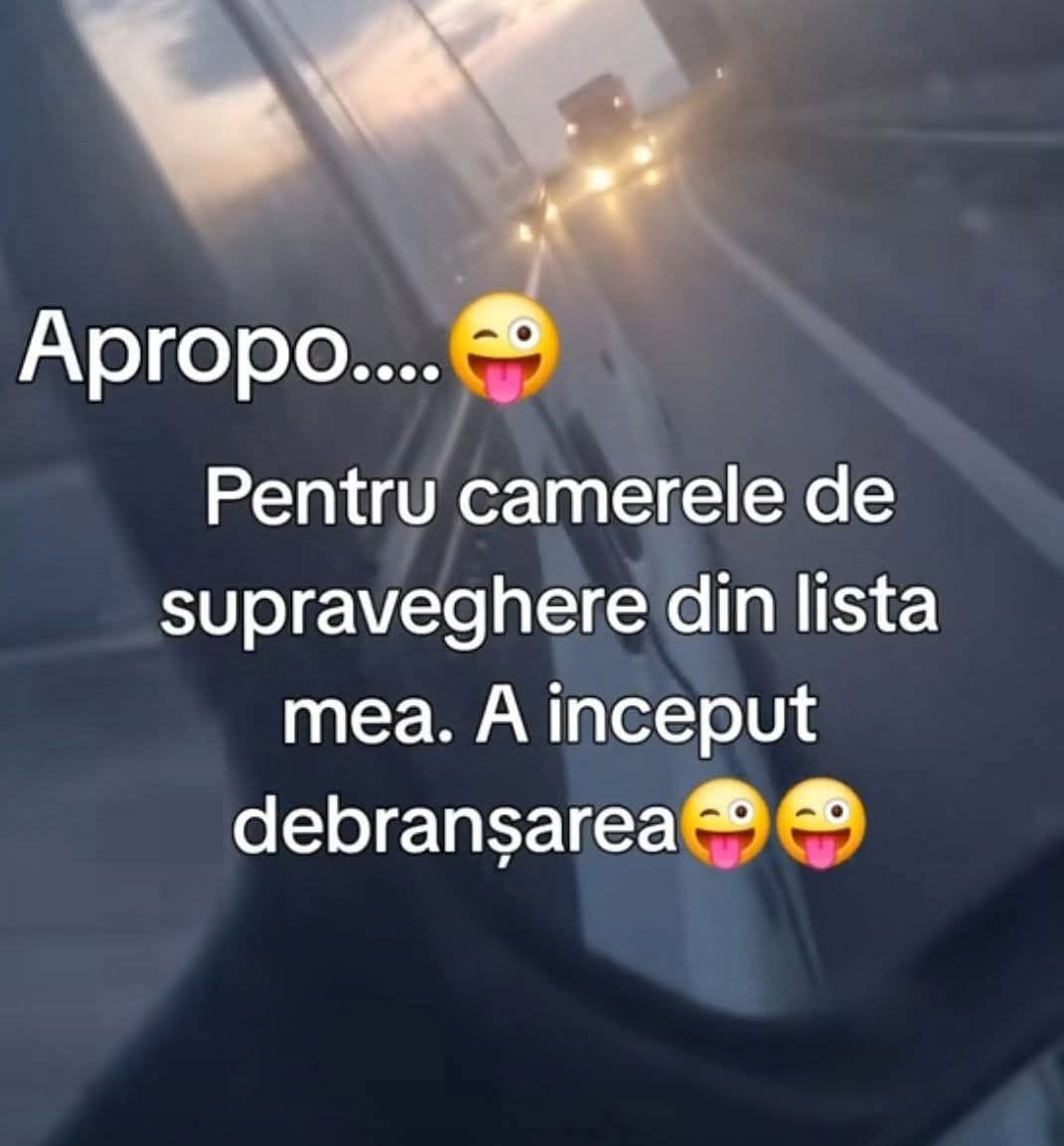 Apropo... Pentru camerele de supraveghere din lista mea: a început debranșarea!