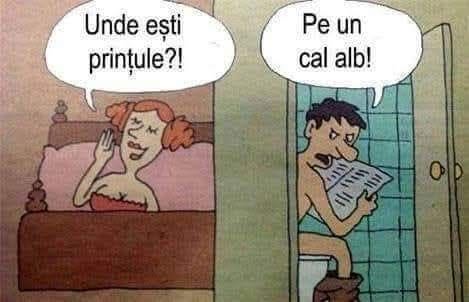 Unde ești, prințule?! Pe un cal alb!
